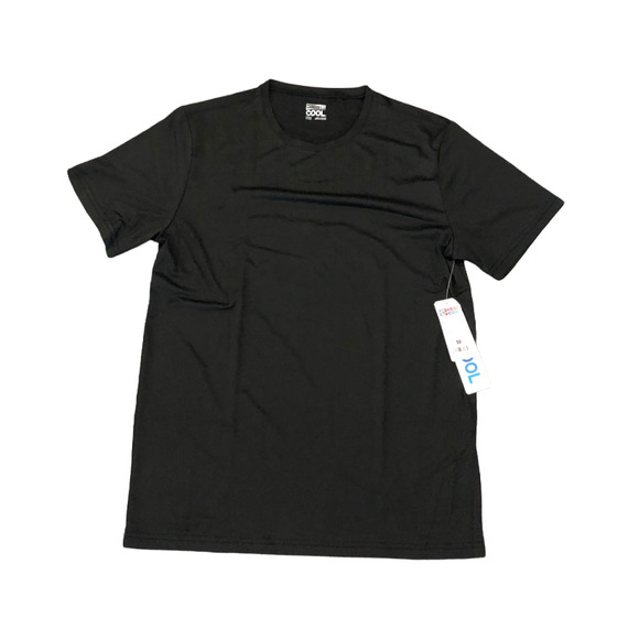 32 Degrees Men's Black Quick Dry Active Basic Cool Crew T-Shirt, Black - Picture 1 of 4